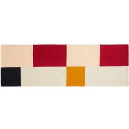 Hay Ethan Cook Flat Rød, Multifarve, Beige 80x250cm