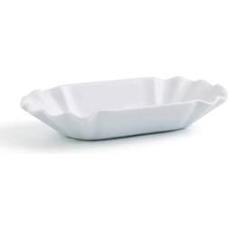 Quid Bandeja De Aperitivos Gastro Fun Cerámica Blanco 20.5 x 11 x 3.5 cm (Pack 12 x) Bandejade servicio 12pcs