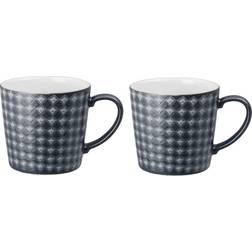 Denby Impression Diamond Mug 40cl 2pcs