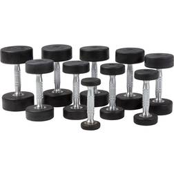 Master Fitness Rubberized Premium Dumbbell 37.5kg