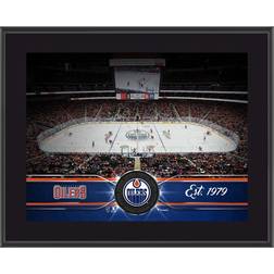 Fanatics Edmonton Oilers 10.5" x 13" Sublimated Team Plaque