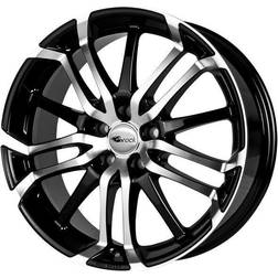 Brock B26 Schwarz Glanz Vollpoliert 7,5 x 17 5/114,3 ET38 CB72,6