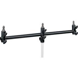 Manfrotto Barra nera portamicrofono/lamp 3 attacchi