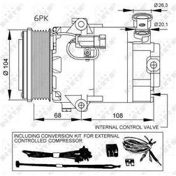 Opel Kompressor, klimaanlæg NRF 32428
