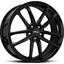 Brock B38 Shiny Black 8x18 5/105 ET38 B56.6