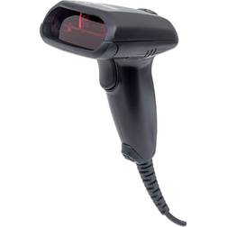 Manhattan 177665 USB Kit Barcode scanner Cablato 1D Laser Nero Scanner portatile USB