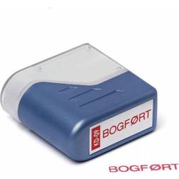 Deskmate Stempel Deskmate Bogført rød tekst