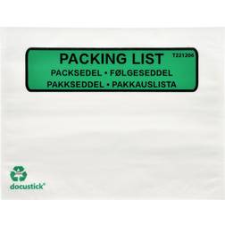 BNT Følgeseddellommer Docustick Green C6 m/tryk 1000st/æsk
