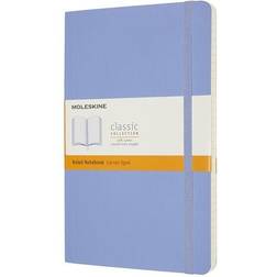 Moleskine Classic Soft Cover Notebook 5 x 8-1/4 Ruled 120 Sheets Hydrangea Blue