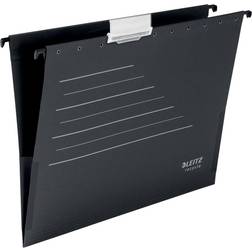 Leitz Hængemapper Recycle A4 med sideluk sort 10stk pak