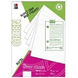 Marabu "GREEN papir hvid 20ark, 250g FSC genbrug