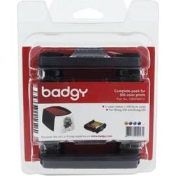 Evolis Badgy Full kit YMCKO färgbandskassett/PVC-kortsats för Badgy 100, 200