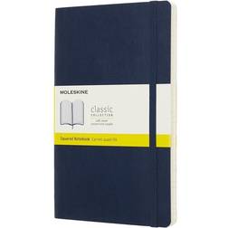 Moleskine Classic Notebook Large Squared Soft Cover Sapphire Blue