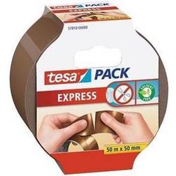 TESA Klebeband, tesapack EXPRESS Packband von Hand einreissbar (50mm, 50m, 1Stück)