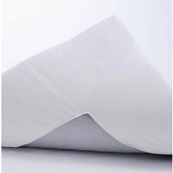 Borås Cotton BC Cloud Kuvert til U-topmadras Satin-200x210cm-U90-Grå Lagen Grå, Hvid