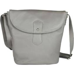 Eastern Counties Leather Womens/Ladies Demi Handbag With Rounded Flap (One Size) (Charcoal)
