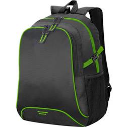 Shugon Osaka Basic Backpack Rucksack Bag (30 Litre) (Pack of 2) (One Size) (Black/Green)