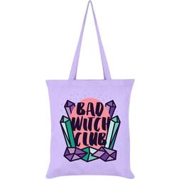 Grindstore Bad Witch Club Pastel Goth Tote Bag Violet