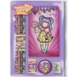 Santoro London 1038gj10 Stationery Set Gorjuss Fairground First Prize 14.5 X 20 X 2