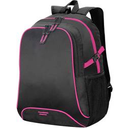 Shugon Osaka Basic Backpack Rucksack Bag (30 Litre) (Pack of 2) (One Size) (Black/Hot Pink)