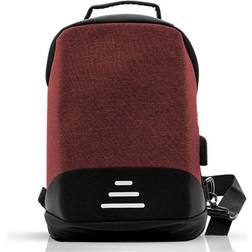 Aquarius (Red) Advanced AntiTheft Backpack,Grey/Blue/Red