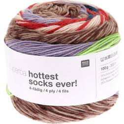 Rico Design Superba Hottest Socks Ever Rico Design Flerfarvet strømpegarn fv 004