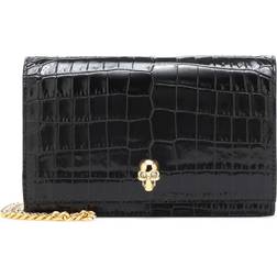 Alexander McQueen Skull Small leather Crossbody Bag - Black