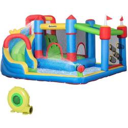 OutSunny Bouncy Castle Water Slide 6 in 1