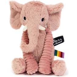 Ptipotos L elephant rose Peluche