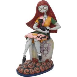 The Nightmare Before Christmas Sally mit Katze auf einem Grabstein sitzend Samlingsfigurer Unisex multicolor