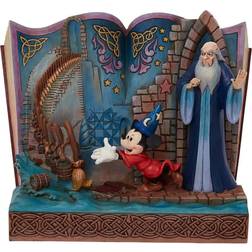 fantasia Jim Shore Sorcerer Mickey Storybook Diorama