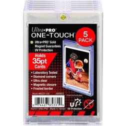 Ultra Pro 35PT UV One-Touch Magnetic Holder 5 Count Retail Pack