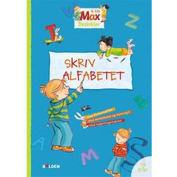 Max skoleklar: Skriv alfabetet