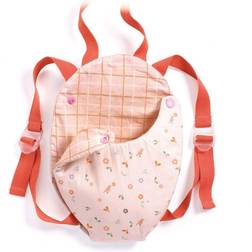 Djeco Doll Toys Bärsele Rosa One Size Docktillbehör