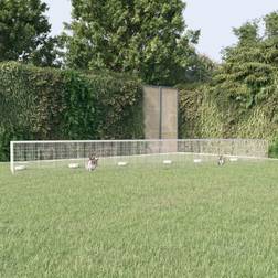 vidaXL 5-panels kaninbur 541x109x54 galvaniseret jern