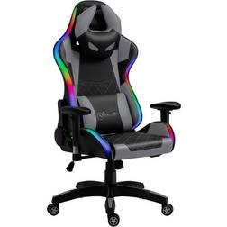 Vinsetto Gaming Chair RGB LED-Grey