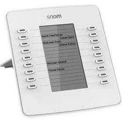 snom D7 Expansionsmodul för extra knappar för VoIP-telefon vit för snom D715, D725, D745, D765