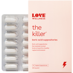 Love Wellness The Killer 600mg 14 pcs Vaginal Suppository