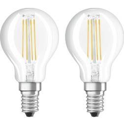 LEDVANCE Klotlampa LED Filament 4W 2-pack