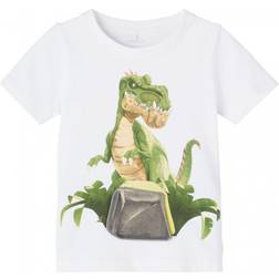 Name It Gigantosaurus Malte T-shirt - Bright White (13199876)