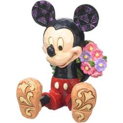 Disney Traditions Mickey Mouse With Flowers Figurine