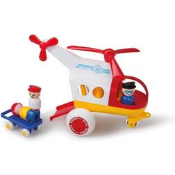 Viking Toys 30 cm Helikopter Ambulance i plast Fra 1 år