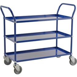 Konga Mekaniska mek COLOR III serving trolley, 3 shelves, blue