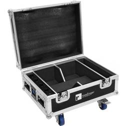 Roadinger Flightcase 4x AKKU IP UP-4 QuickDMX with charging func