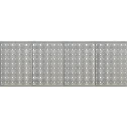 vidaXL Tableros De Clavijas Para Pared 4 Unidades Acero 40x58 Cm