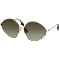 Victoria Beckham VB220S 713 Gafas de Sol Mujer - Dorado-Verde