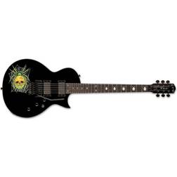 ESP LTD KH-3 Spider Kirk Hammett Black Spider Graphic Chitarra Elettrica