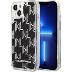 Karl Lagerfeld Liquid Glitter Monogram iPhone 14