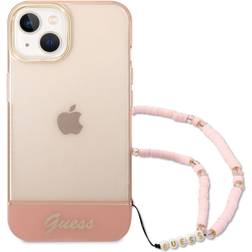 Guess Translucent with Strap Case for iPhone 14 Plus