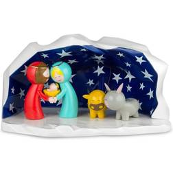 Alessi Happy Eternity Baby, julkrubba 1 set Julpynt